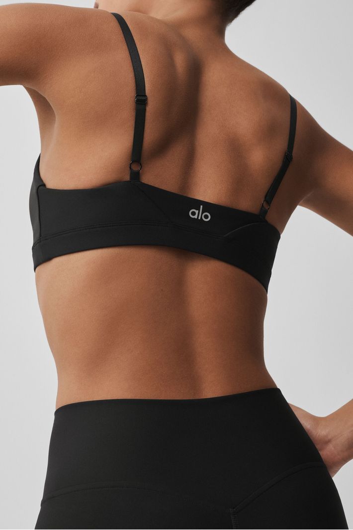 Top Airlift Fine Line Black - Alo Yoga