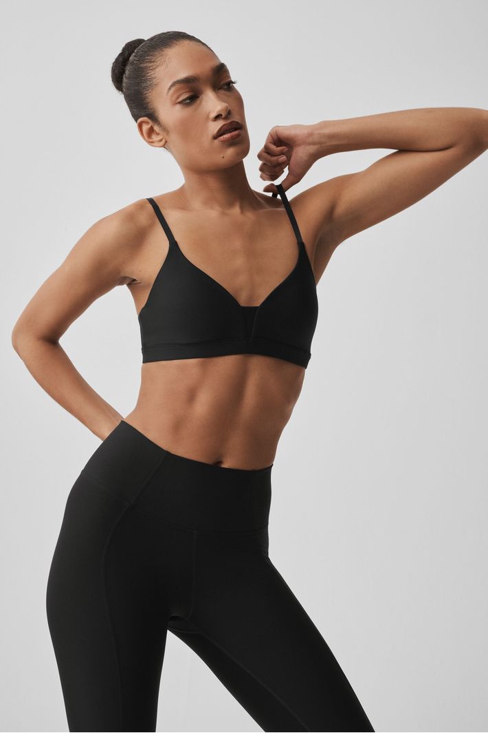 Top Airlift Fine Line Black - Alo Yoga