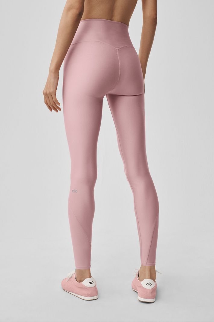 Legging Airlift Highwaist 7/8 Fine Line Vintage Pink - Alo Yoga