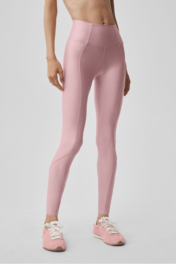 Legging Airlift Highwaist 7/8 Fine Line Vintage Pink - Alo Yoga