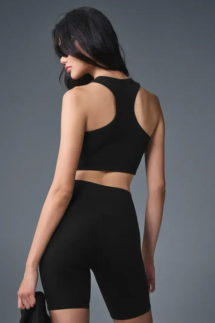 BLACKPINKジス着用★ALO Yoga★Aspire Tanktop（S） Blusa Aspire Black - Alo Yoga