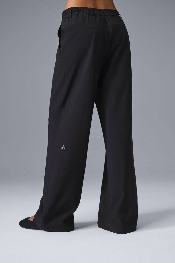 Calça Hight Waist Pursuit (Regular) Black - Alo Yoga