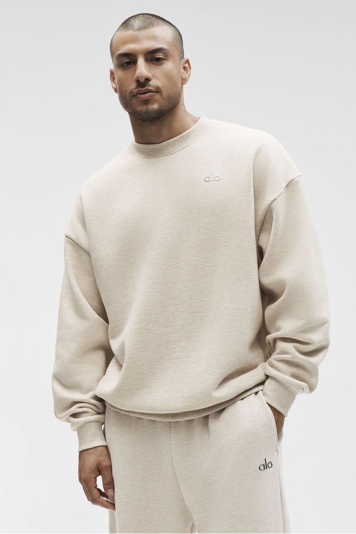 Moletom Accolade Crew Neck Oatmeal Heather - Alo Yoga