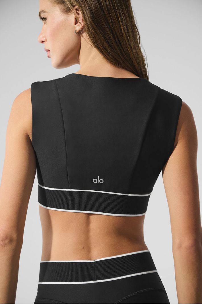 Top Airlift Alignment Black - Alo Yoga
