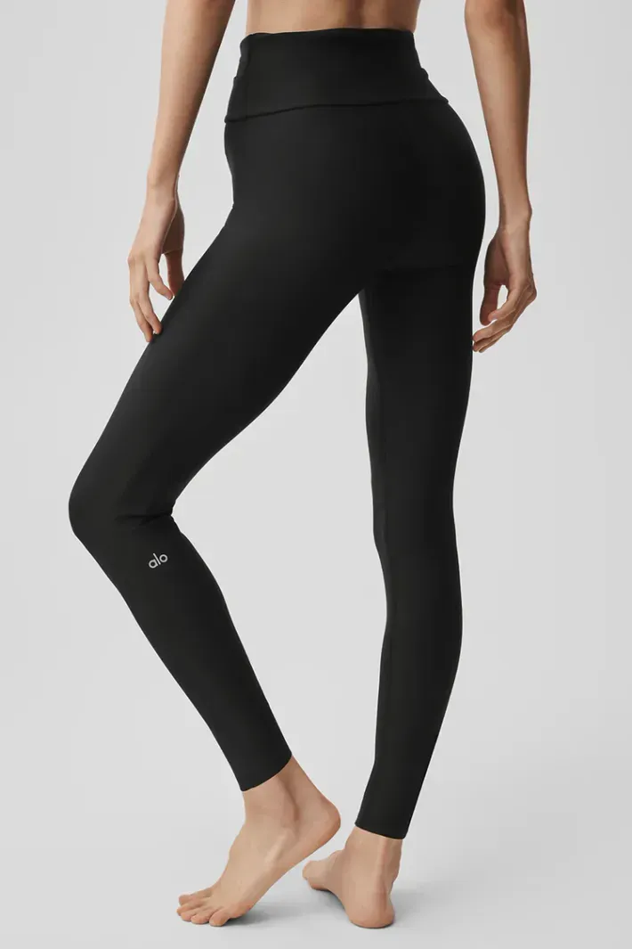 Legging 7/8 Highwaist Horizon Black - Alo Yoga