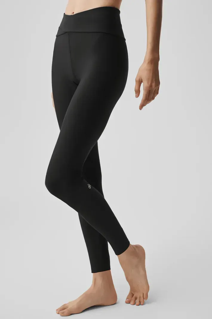 Legging 7/8 Highwaist Horizon Black - Alo Yoga
