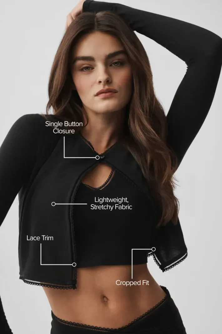 Cardigan Affection Black - Alo Yoga