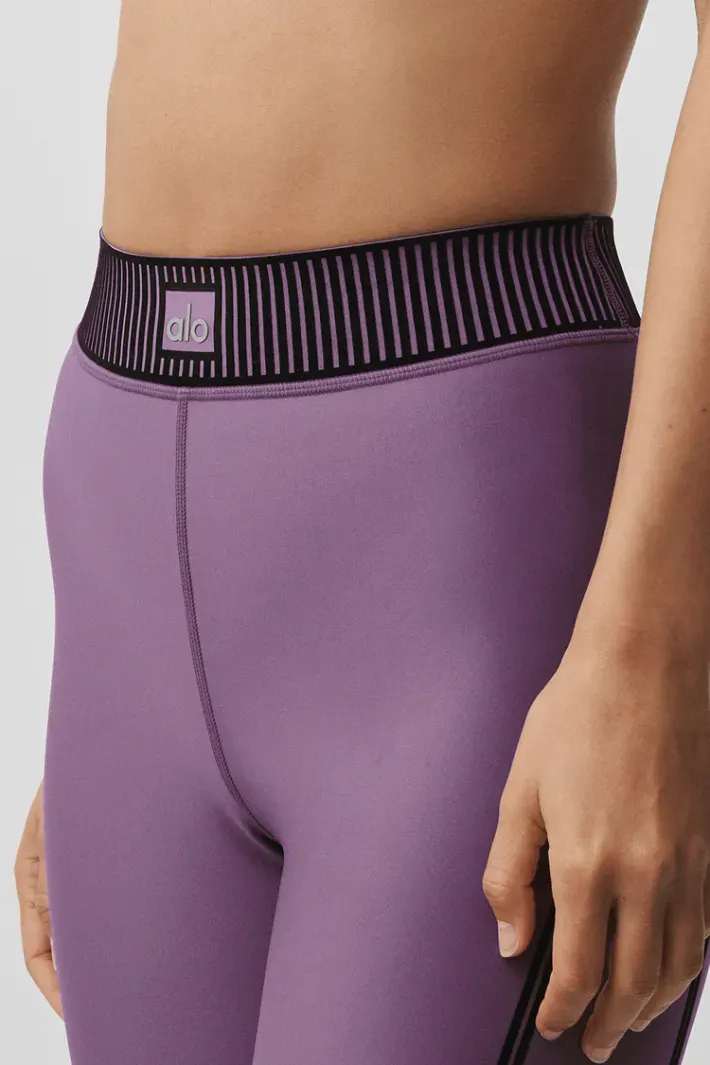 Legging Airlift Highwaist 7/8 Line Up Plum Kiss - Alo Yoga