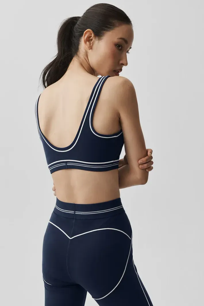 Top Airbrush Heart Throb Navy - Alo Yoga