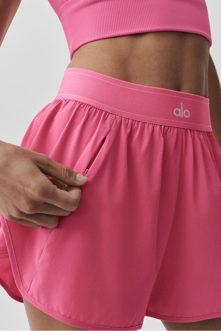 Shorts Match Point Paradise Pink - Alo Yoga
