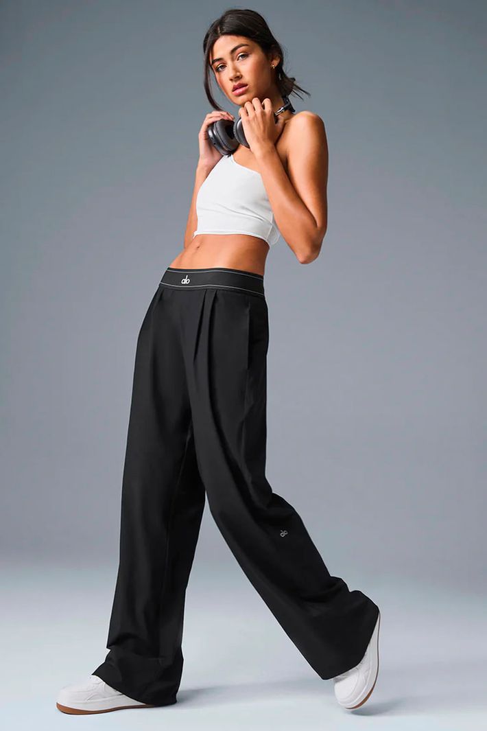 Calça Suit Up regular Black - Alo Yoga