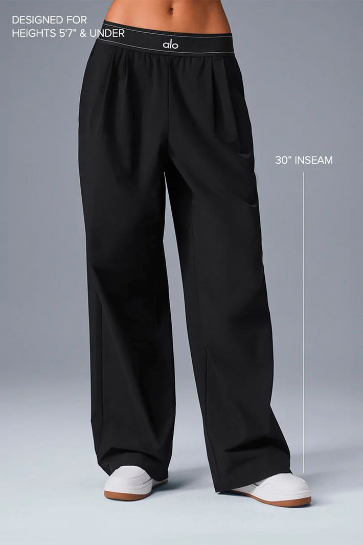 Calça Suit Up regular Black - Alo Yoga