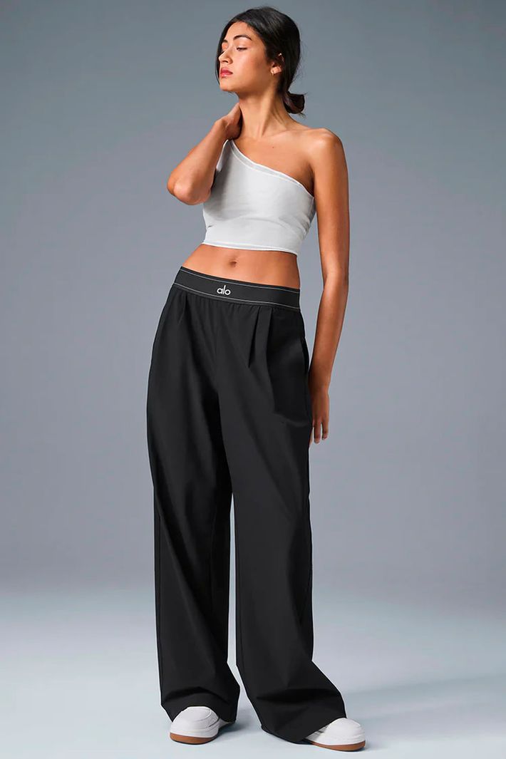 Calça Suit Up regular Black - Alo Yoga