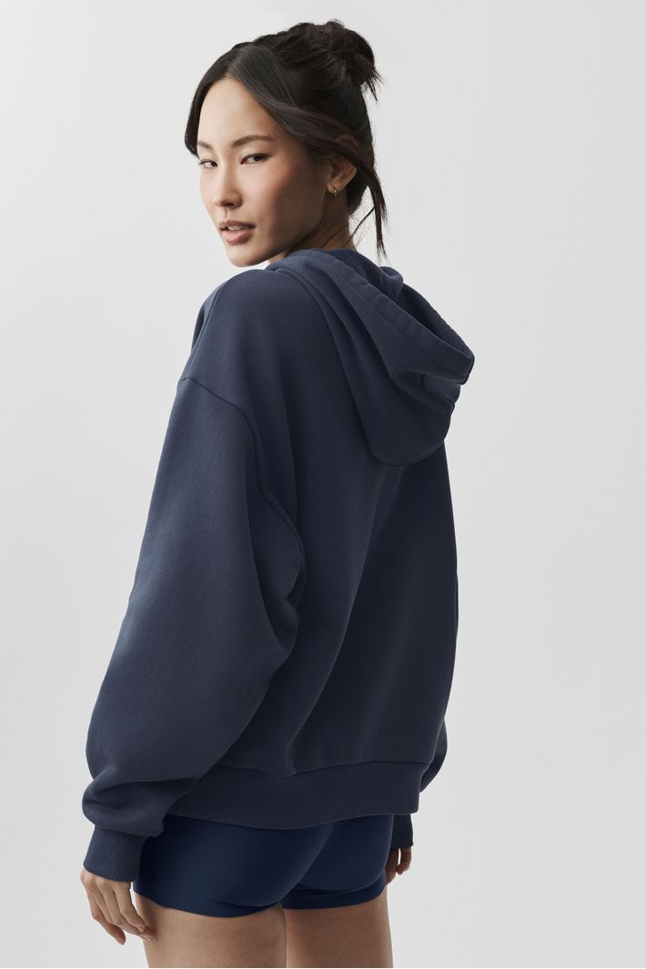 Moletom Accolade Com Zíper Navy - Alo Yoga