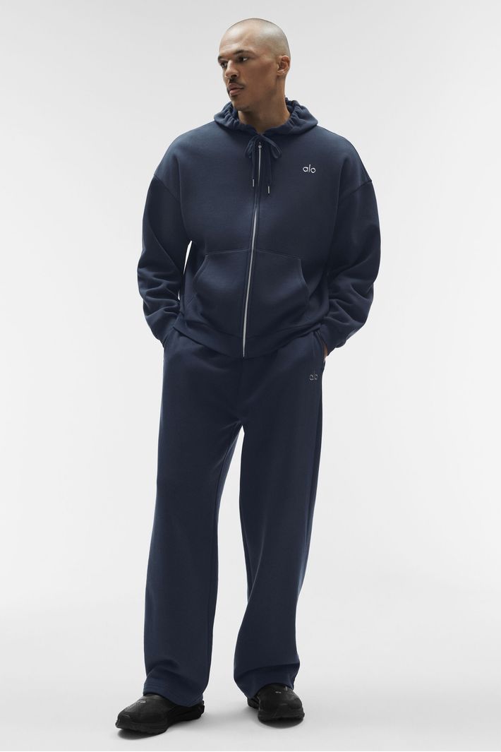 Moletom Accolade Com Zíper Navy - Alo Yoga