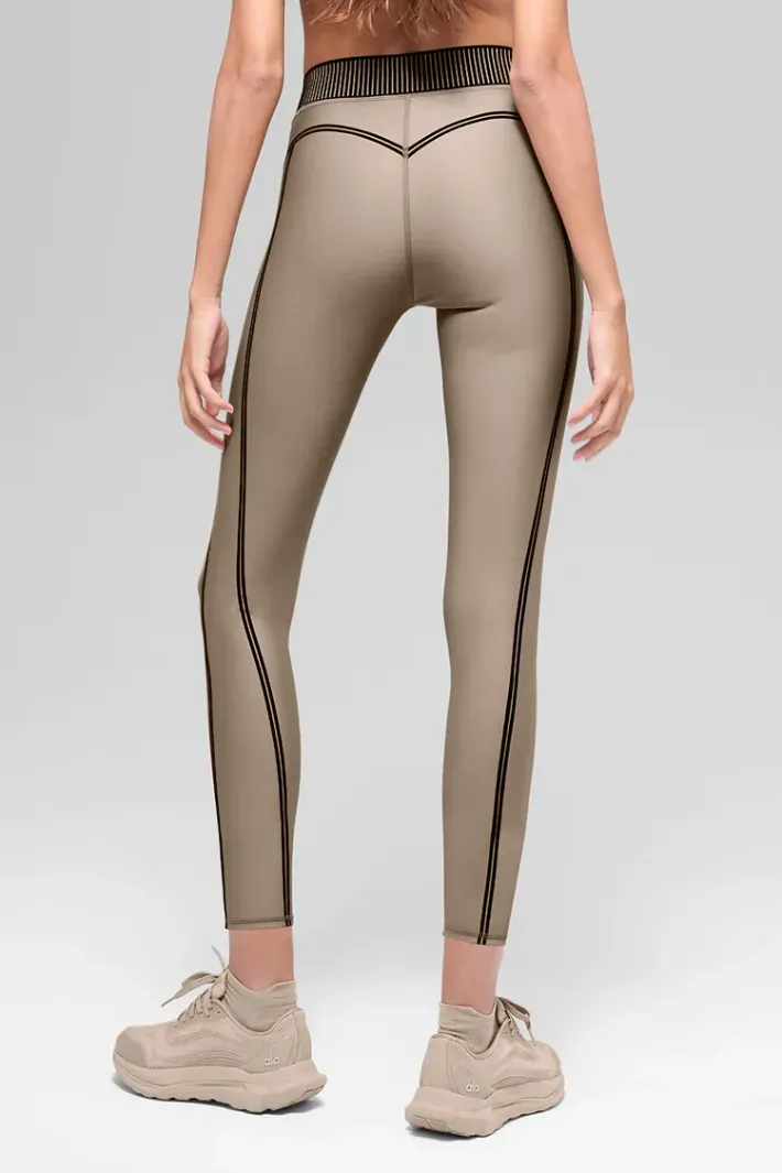 Legging Airlift Highwaist 7/8 Line Up Gravel - Alo Yoga