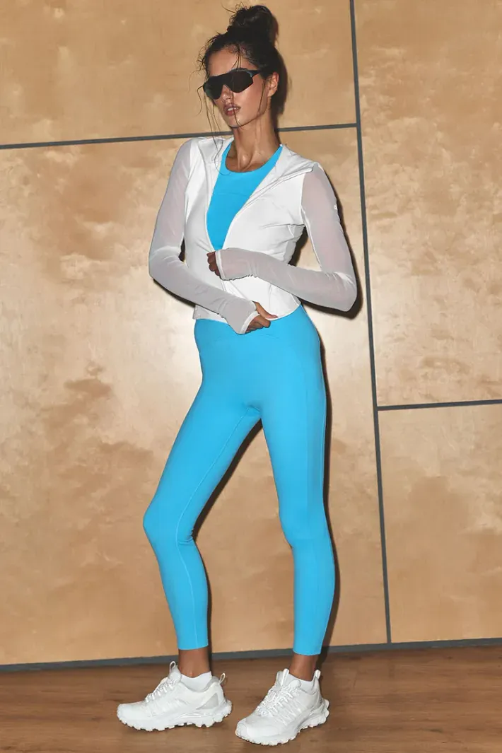 Legging Softsculpt 7/8 Highwaist Superset Azure Blue - Alo Yoga