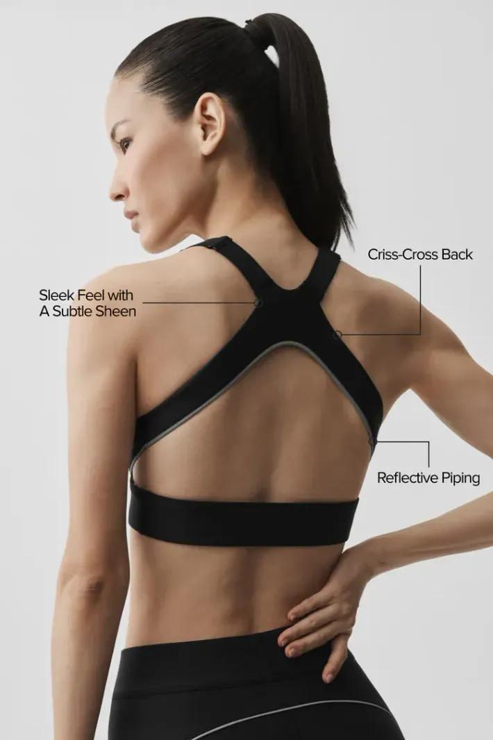 Top Airlift Speedwork Black - Alo Yoga