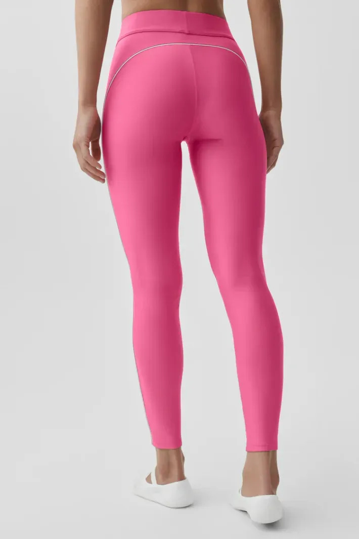 Legging Airlift Highwaist 7/8 Speedwork Paradise Pink - Alo Yoga