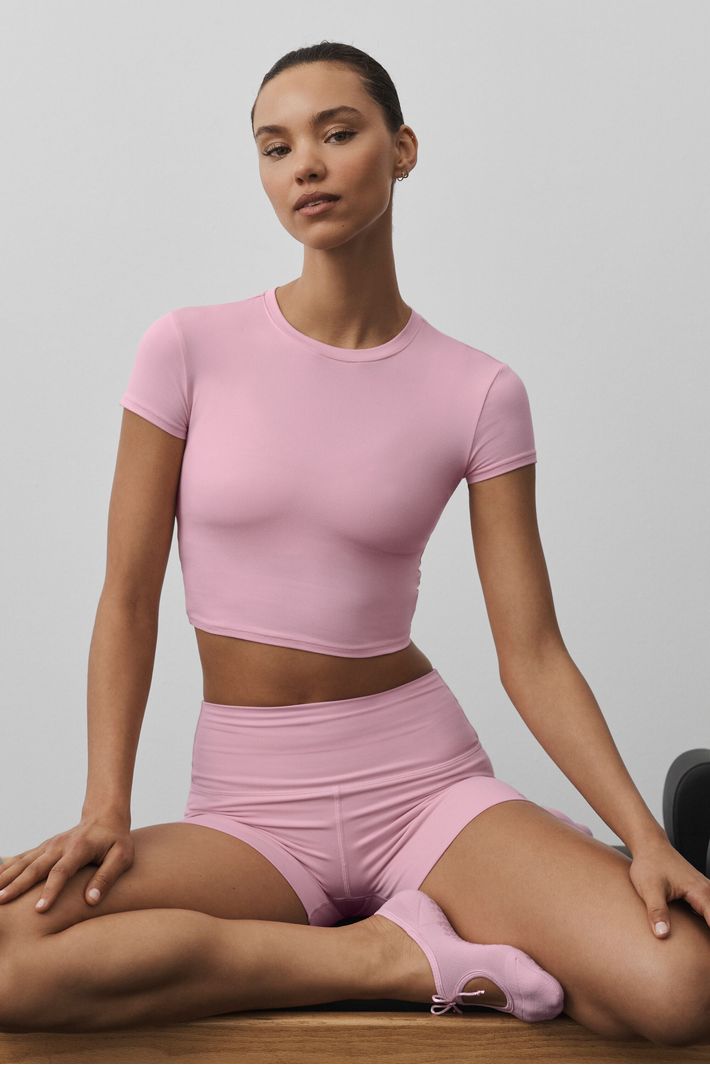 Shorts 3 Alo Softsculpt Highwaist Precision Pink Marshmallow - Alo