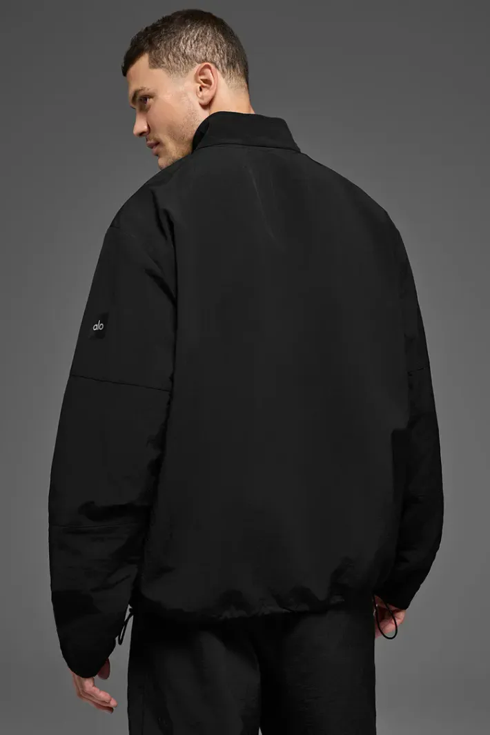 Jaqueta Light Weight Takeaway Track Black - Alo Yoga