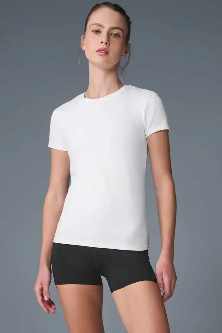 Camiseta Alosoft Finesse White - Alo Yoga